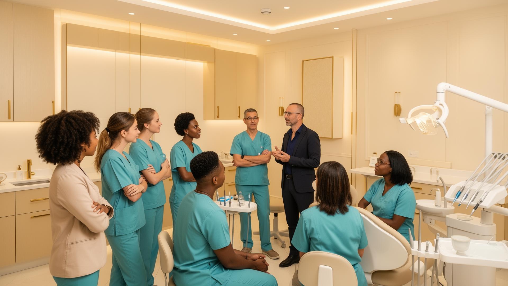 Dental team training session